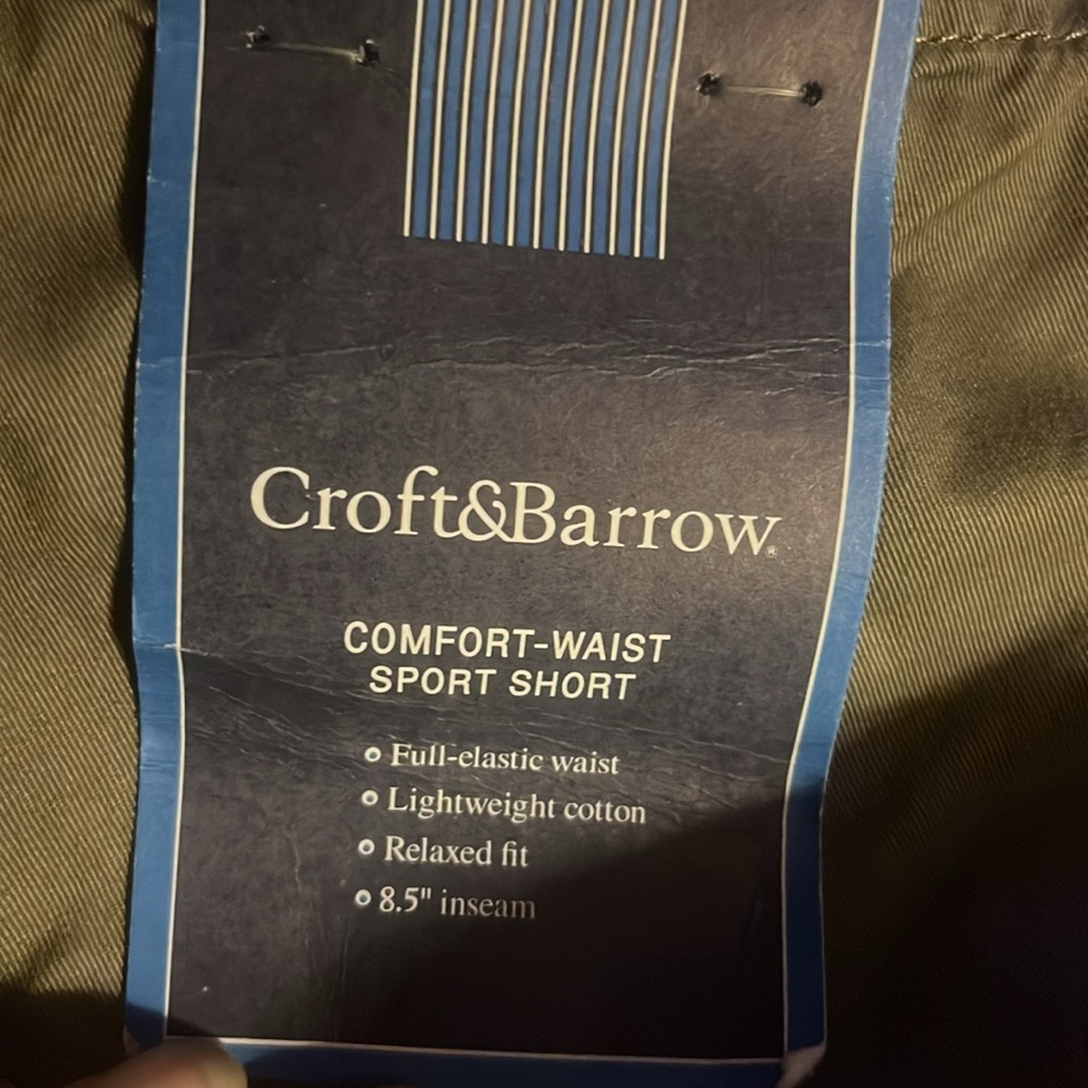 3 pair Croft & Barrow Shorts Size 32..2 pair NWT…1 pair NWOT - Picture 9 of 13